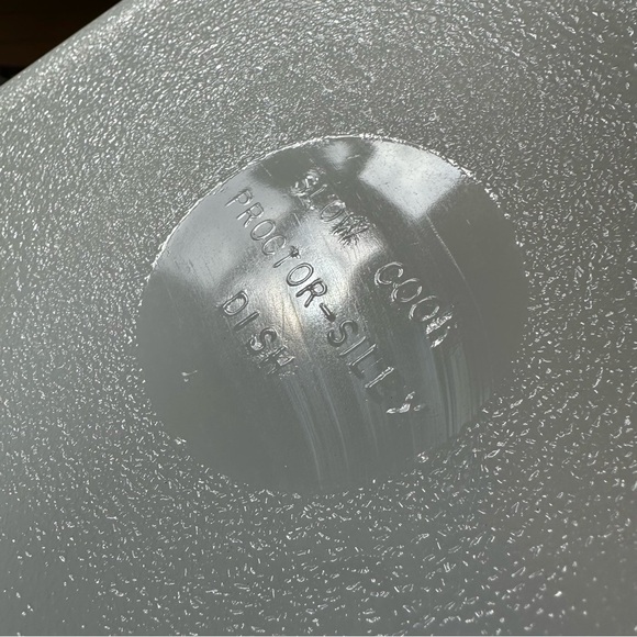 Vintage Proctor Silex Autumn Harvest Wheat Slow Cook Milk Glass Dish - Picture 10 of 10